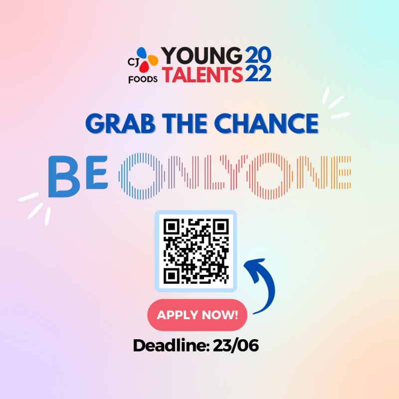 CJ FOODS YOUNG TALENT PROGRAM 2022