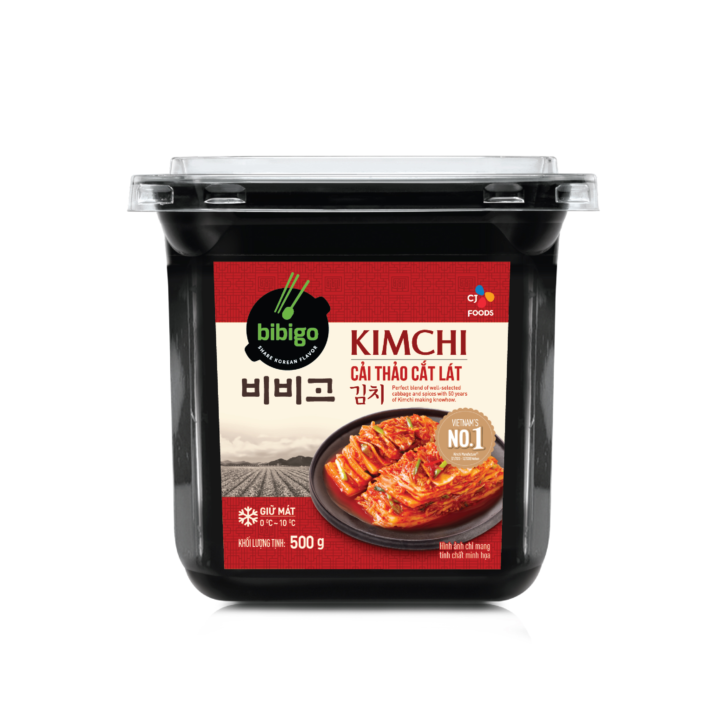 bibigo Kimchi Cải Thảo Cắt Lát 500g Bibigo Kimchi Cải Thảo Cắt Lát 500G