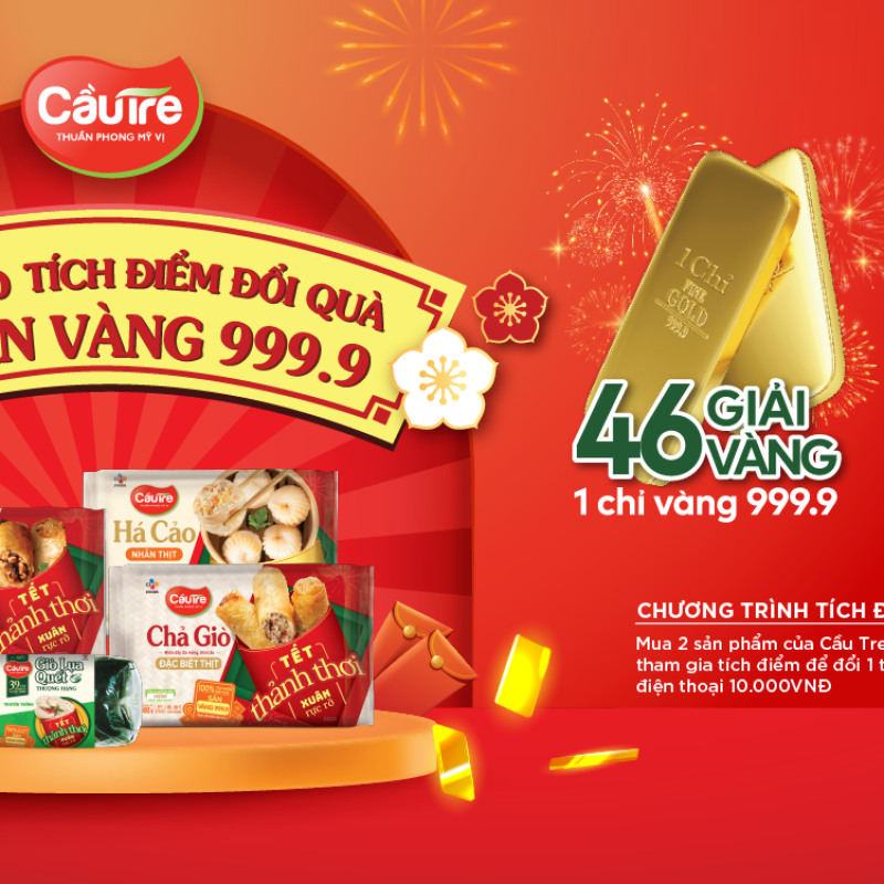 CHƯƠNG TRÌNH SĂN VÀNG SIÊU HẤP DẪN - RÚT LỘC RƯỚC VÀNG CẦU TRE